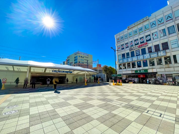 新小岩駅北口の様子
