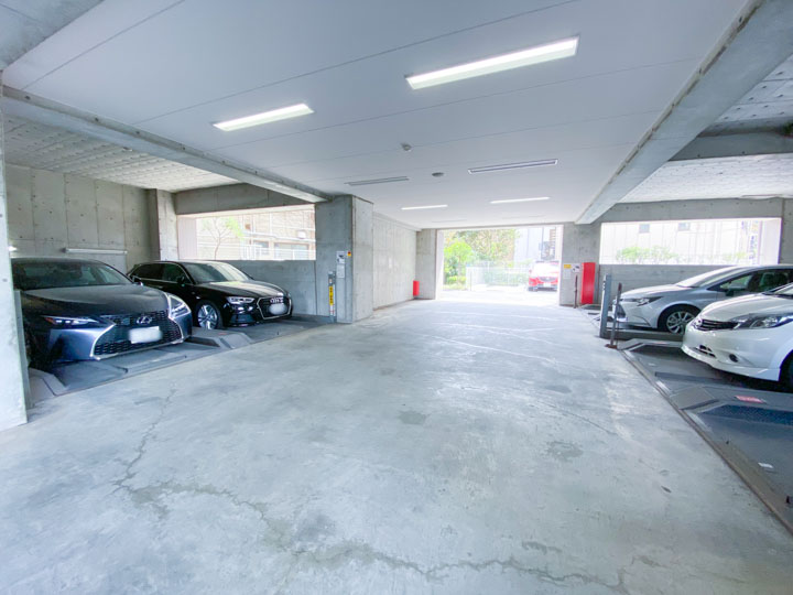 駐車場の様子
