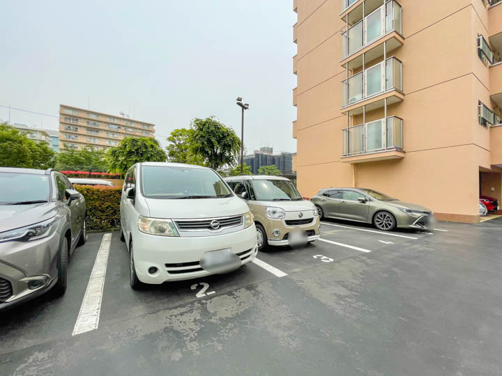 駐車場の様子