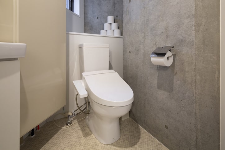 変わった間取りのトイレの画像